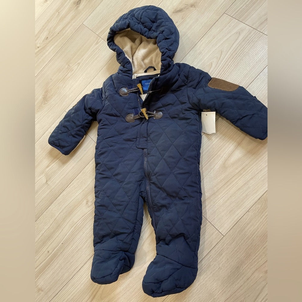 NWT Perry Ellis quilted baby onesie